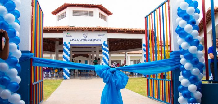 Educação: prefeitura inaugura Escola Paulo Germano, no bairro Buriti