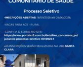 Processo Seletivo Público para Agentes Comunitários de Saúde (ACS)
