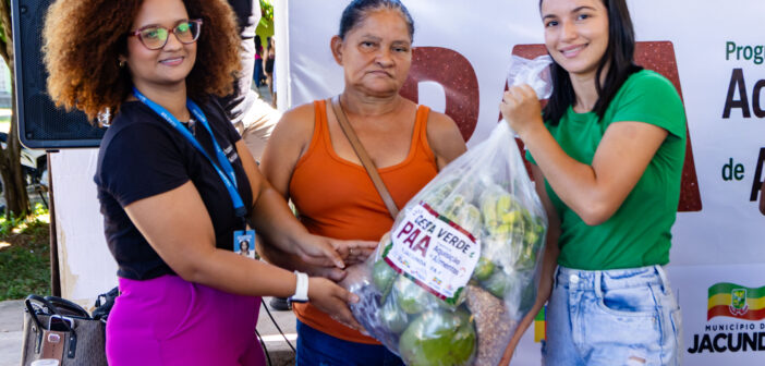 Semas doa alimentos orgânicos a 100 famílias em situação de vulnerabilidade de Jacundá